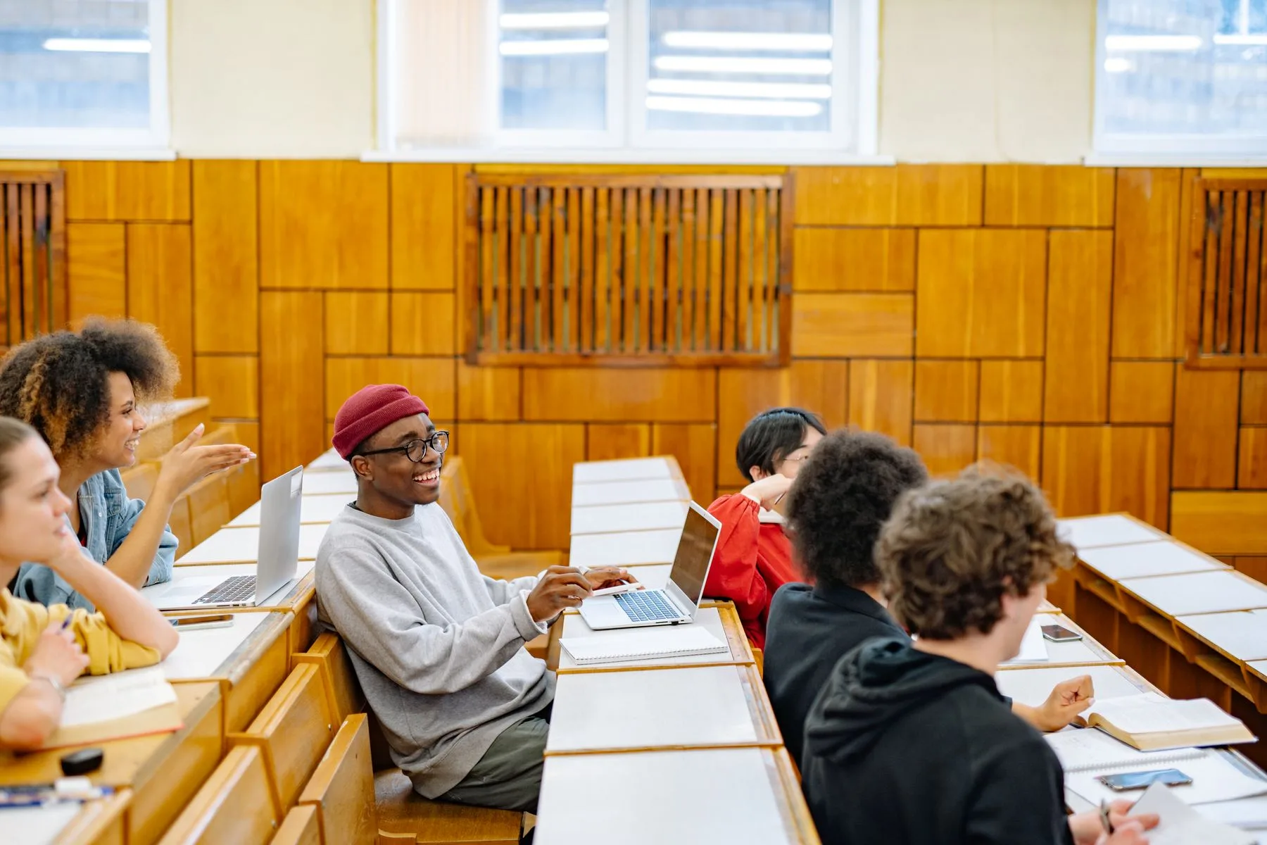 Institutions & Universities industry, stock photograph